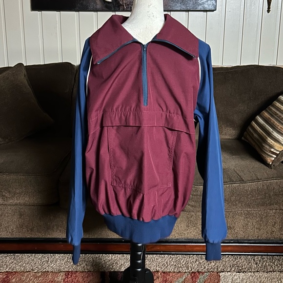 Alti-Wear • Vintage • 1980’s • Santa Fe, N.M. (USA) • Burgundy/Blue • Sweater - Picture 2 of 16